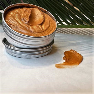 Chez Africa - Shea Shimmer Creme - open  spread