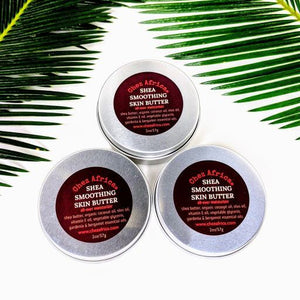 Chez Africa | Shea Smoothing Skin Butter trio display